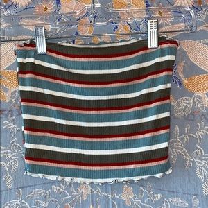 Medium Soft Fabric Cropped Tube Top